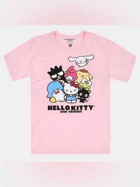 HELLO KITTY AND FRIENDS by SANRIO Group Boyfriend Fit T-Shirt in Pink